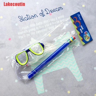 lakecoutin gafas de buceo y snorkels para niños gafas de natación fácil respiración tubo conjunto de niños (5)