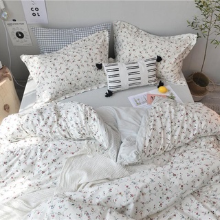 Yc artikel tidur High Qulitay 100% algodón patrón Floral sábana bajera plana sábana de cama individual/queen/king Size sábana de cama 4 en 1 3 en 1
