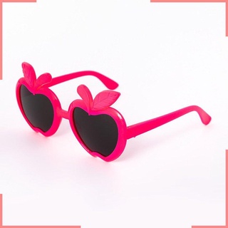 ⭐Mejor precio lindo forma de manzana Flip Up gafas de sol niños niñas lindo sol gafas