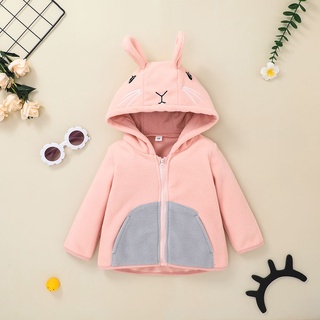 [xhsa] -sudadera con capucha para bebé/niños/niños/conejo/abrigo (1)