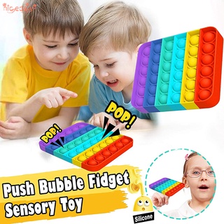 push big pop it fidget juguete llavero push pops burbuja juguete alivio del estrés juguetes especiales ejercicio mente juguetes para niños adultos juego de fiesta