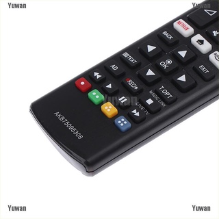 <yuwan> control remoto lg smart tv akb75095308 universal para lg 43uj6309 (6)