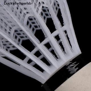 [Luckyfellowhb] 12pcs white badminton plastic shuttlecocks indoor outdoor gym sports [HOT] (6)