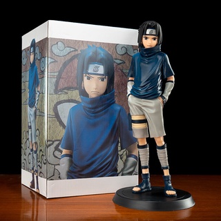Naruto Infancia Uchiha Asistente De Oficina Modelo De Muñeca Decoración Anime Periférico Juguete Bidimensional
