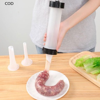 [cod] 3pcs molinillo de carne embutidos relleno tubos diy fabricante de salchichas herramientas de cocina caliente