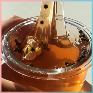 Mc Crystal limo juguetes transparente miel limo abeja polimérica arcilla modelado limo masilla juguete