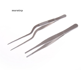 moretirp 12-25 cm pinzas de acero inoxidable plata pinzas pinzas punta recta pinzas herramienta cl (2)