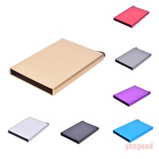 Yengood tarjeta De Crédito De aleación De aluminio/cartera Antimagnético/impermeable (5)