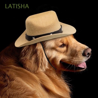 latisha divertido gato vaquero sombrero de verano mascotas suministros perro sombrero gato sombrero foto prop adorable vaquero sombrero cachorro ajustable perro disfraz multicolor