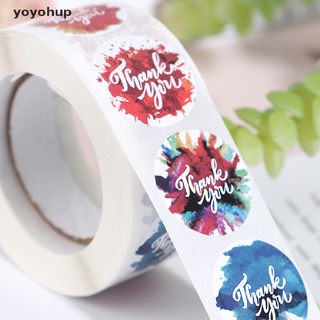 yoyohup 500 pegatinas de agradecimiento hechas a mano etiquetas de amor redondas corazón negocios pegatinas cl