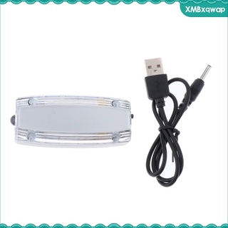 clip de hombro luz de advertencia impermeable estroboscópica clip lámpara con cable de carga usb