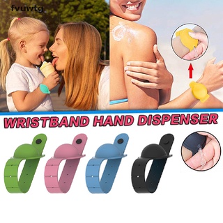 Fvuwtg Portable Waterproof Wristband For Hand Sanitizer Alcohol Dispensing Dispenser CL