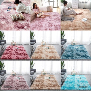 [Nana] Alfombra Shaggy Tie-dye impreso de felpa piso esponjoso alfombra de área alfombra sala de estar alfombras