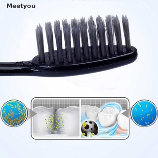 [meetyou] 10 cepillos de dientes de bambú cepillo de dientes suave carbón para adultos cepillos de dientes cl