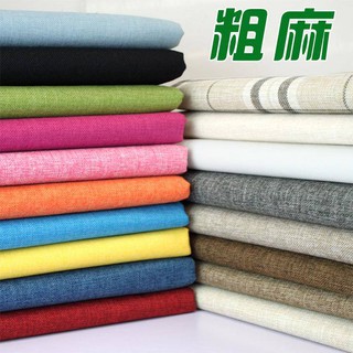 Tela de lino de algodón lino 1 arroz viejo lino grueso algodón y lino tela de tela sofá conjunto de tela sofá tela manual gruesa tela de lino