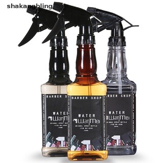 shkas 500ml spray botella de peluquería spray botella salón peluquería herramientas de cabello agua bling