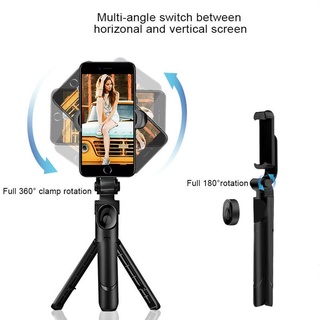 SHGIRLL Hot Selfie Stick Monopod Teléfono Titular Bluetooth Telescópico Portátil Nuevo Trípode Soporte Mini Extensible 4 En 1 Inalámbrico/Multicolor (4)