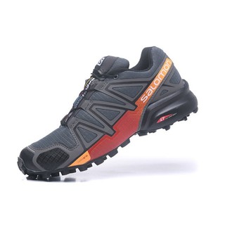 nuevo estilo salomon speed cross 4 gris oscuro rojo para hombre deportes al aire libre senderismo trekking running trail zapatillas