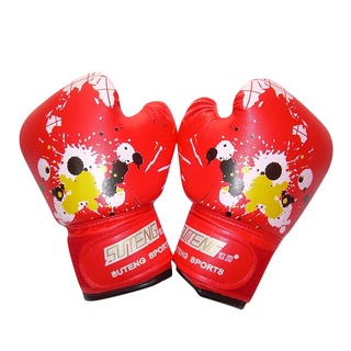 【Chiron】Children Cartoon Boxing Gloves Kickboxing Punching Bag Training Fight Age 3-10 (6)
