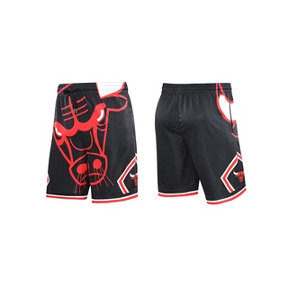 Nba Jersey Trend NBA Shorts Chicago Bulls baloncesto pantalones cortos de secado rápido transpirable suelto sudor corto entrenamiento deportivo correr