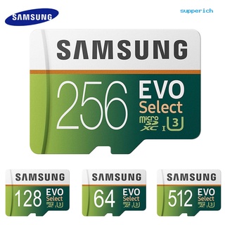 SUPPER tarjeta de almacenamiento de memoria TF Samsung EVO 64G/128G/256G/512G/1T para celular/tableta/cámara