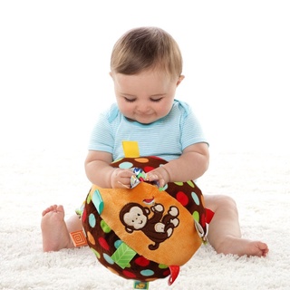 FC Multifunctional Baby Baby Plush Toy Fun Loud Bell Toy Ball Activity Bell Lathe Hanging Toys Newborn Baby Rattles