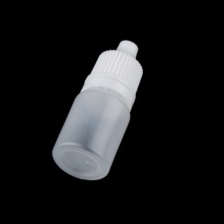 Paquete De botellas vacías De Plástico blanco Translúcido De 10 paquetes Para ojos Líquidos