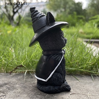 newd magic gato resina artesanía animal decoración pug perro monstruo regalo de halloween jardín cl (6)