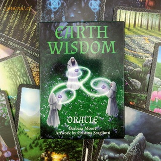 JET Earth Wisdom Oracle Cards Completo Inglés 32 Cartas Baraja Tarot Divertido Juego De Mesa