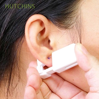 hutchins desechables uso de la oreja dispositivo de seguridad de la oreja de la oreja de la nariz de la oreja de perforación de la herramienta de las mujeres pendientes piercing