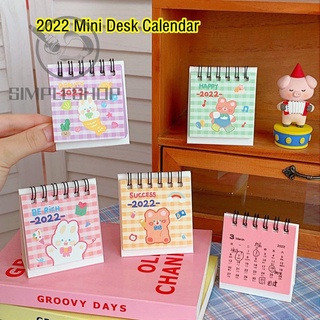 Simple semanal escritorio calendario mesa planificador de escritorio adornos lindo diario planificador organizador anual Agenda hogar Mini