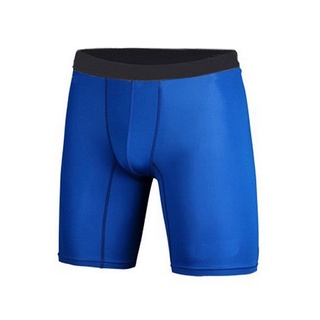 secado rápido hombres capa base ciclo apretado piel fitness compresión pantalones cortos