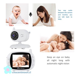 3.5 Inch Video Wireless Baby Monitor 2.4GHz Night Security Camera