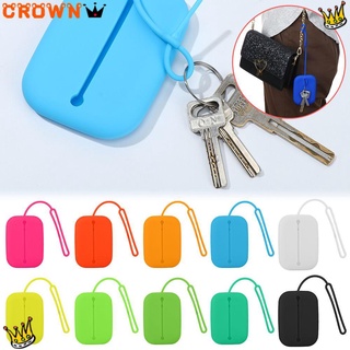 crown creative key caso de silicona llavero monedero llaves cartera multifunción llave organizador bolsa mini tarjeta bolsa de llaves bolsa/multicolor