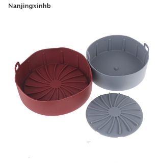 [nanjingxinhb] freidora de aire multifuncional olla de silicona freidoras de aire herramientas de horno pan frito cesta [caliente]