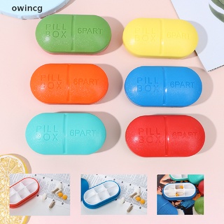 owincg mini pastilla de viaje tablet caja de almacenamiento de medicina organizador contenedor titular caso cl