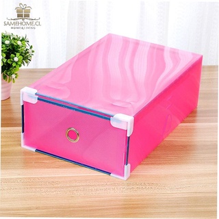 Apilable Combo cajón zapatero rosa hogar productos diarios (1)
