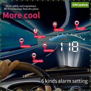 coche hud m6s head up display obd ii obd2 auto gauge 3.5 \\\" dash screen projector