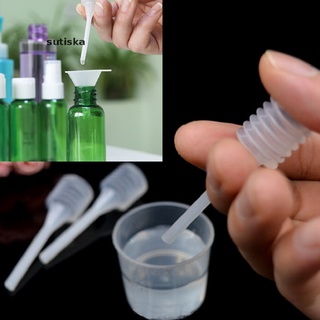 sutiska 10 piezas de plástico pequeño para difusor de perfume botella mini aceite líquido gotero laboratorio sp cl