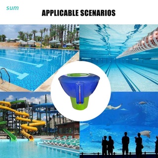 sum 8 pulgadas químico flotador tablet flotante cloro dispensador de bromo piscina dispositivo de dosificación automática