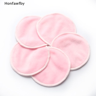 Honfawfby 5Pc Reusable Bamboo Cotton Pad Washable Makeup Remover Pad Skin Cleaner With Ba *Hot Sale (8)