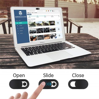 2pcs $WebCam cubierta de plástico Universal para el obturador de la cámara Web Cam Slider, etiqueta engomada de privacidad para Smartphone Tablet PC portátil