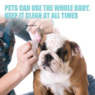 Warmheart toallitas para mascotas sin enjuague para mascotas, gato, baño, mascotas, aseo, lavado fácil, perro, limpieza en seco, agradable compras