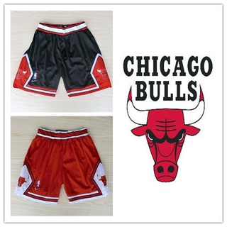 Chicago Bulls Shorts Bordado Retro Baloncesto Pantalones Cortos De Verano De Malla De Alta Calidad
