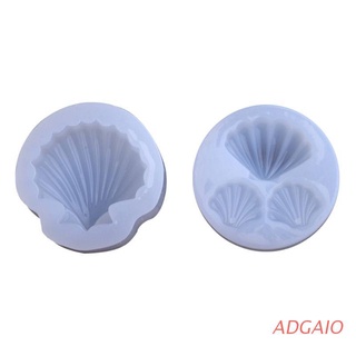 adgaio mini 3d seashell forma de resina epoxi uv pegamento artesanía molde de silicona creativo diy arte colgante broche herramienta de joyería manual accesorio de regalo
