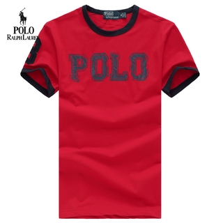 Ori Ralph Laurens Polo 2021 verano de los hombres camiseta de Color sólido cuello redondo Casual hombres Polo de los hombres de manga corta