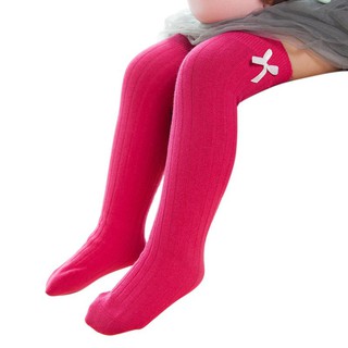 ganadores de la tienda:calcetines largos de encaje de rodilla para bebés/niños/niñas/calcetines lindos con lazo