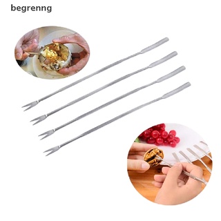 Begrenng 4pcs Stainless Steel Lobster Crab Needle Walnut Needle Fruit Fork Seafood Tools CL