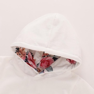 3Pcs Newborn Baby Clothing Floral Long-sleeve Hoodie T-shirts+Pants Headband Set 3Pcs Outfit 3in1 (4)