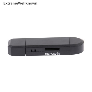 [ExtremeWellknown] Otg Micro lector de tarjetas USB lector de tarjetas para USB Micro adaptador Flash Drive (4)
